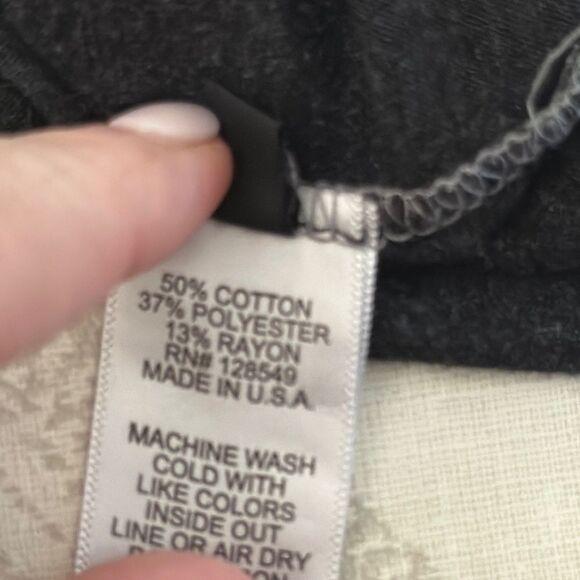 AVIATOR NATION Dark Gray T-Shirt with Purple Lightning Bolt - Size XS - Picture 5 of 6